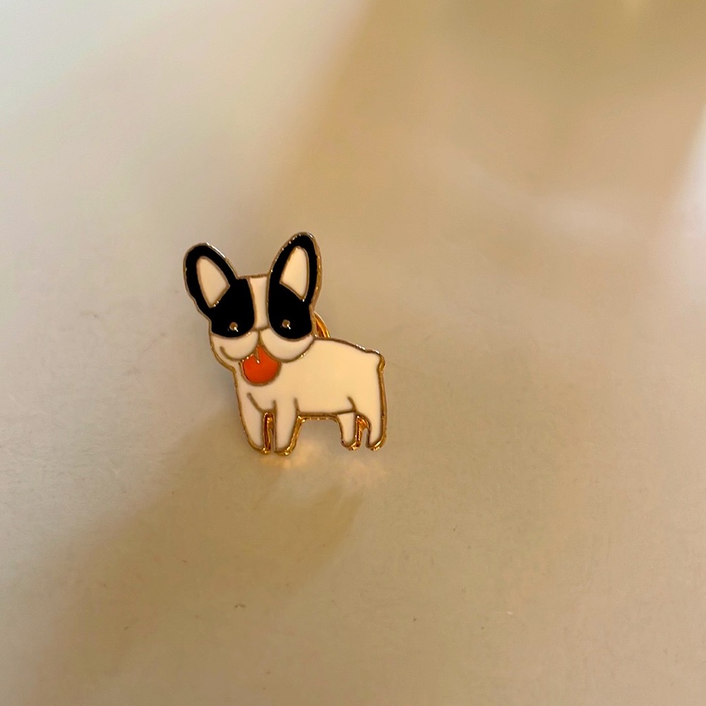 DOG ENAMEL PIN